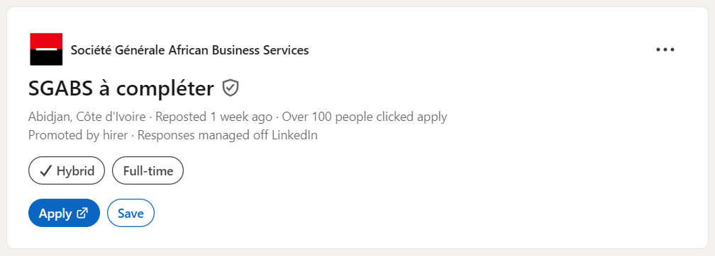 Société Générale African Business Services