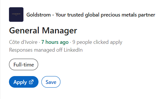 Goldstrom - Your trusted global precious metals partner
